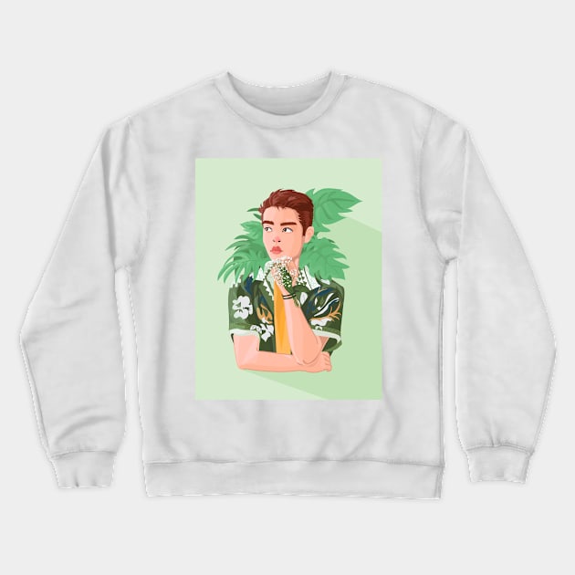 KYUNGSOO KOKOBOP Crewneck Sweatshirt by maryeaahh